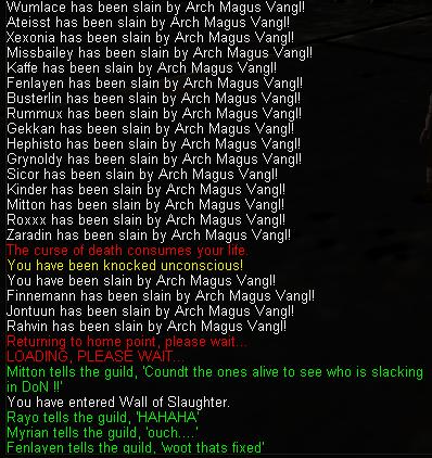 has been slain by Arch Magus Vangl!
