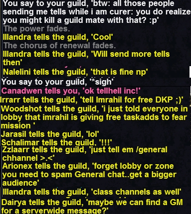 My guild loves me!